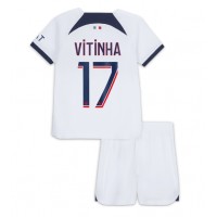 Paris Saint-Germain Vitinha Ferreira #17 Replica Away Minikit 2023-24 Short Sleeve (+ pants)